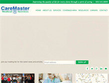 Tablet Screenshot of caremastermedical.com